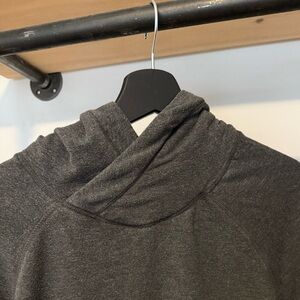 Dark Gray Hooded Pullover